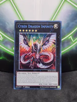 Yugioh Cyber Dragon Infinity BOSH-EN094 Secret Rare 1st Edition NM - Image 1