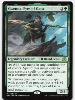 Gwenna, Eyes of Gaea 185 Near Mint The Brothers' War Rare Magic: The Gathering - Image 1