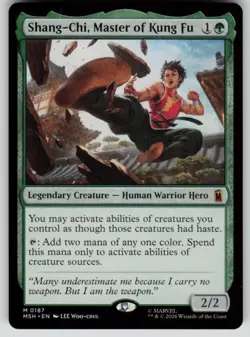 Shang-Chi, Master of Kung Fu Mythic Marvel Super Heroes 187 MTG Near Mint 2026 - Image 1