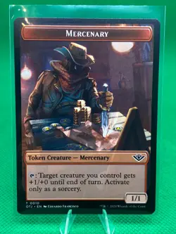 Mercenary Treasure Token - Outlaws of Thunder Junction - Image 1