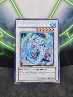 Yugioh Brionac, Dragon of the Ice Barrier HA01-EN022 Secret Rare NM - Image 1