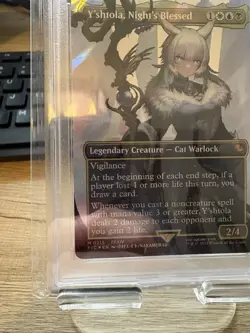 2025 MTG FINAL FANTASY #0215 Y'SHTOLA, NIGHT'S BLESSED PSA 10 - Image 2