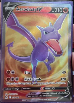Pokemon Aerodactyl V 179/196 SWSH11 Lost Origin Full Art Holo Ultra Rare - Image 1