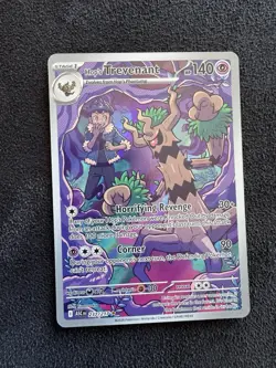 Pokemon TCG Hop's Trevenant 237/217 Illustration Rare Full Art Holo EN - Image 1