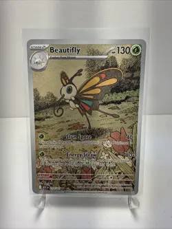 Pokemon TCG Beautifly 219/217 Ascended Heroes Illustration Rare IR - Image 1