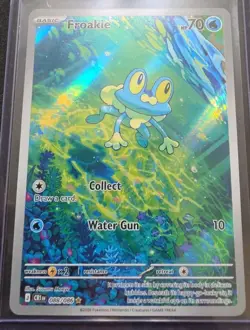 Pokemon TCG Froakie 088/086 Crown Zenith Illustration Rare Full Art Holo English - Image 1