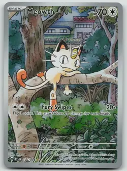 Pokemon Meowth 106/094 Phantasmal Flames Illustration Rare Holo NM - Image 1