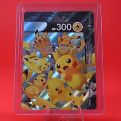 2021 Pokemon TCG Sword & Shield Black Star Promo SWSH140 Pikachu V-Union - Image 1