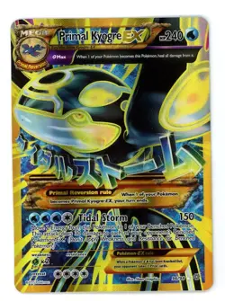 PRIMAL KYOGRE EX Pokemon XY Ancient Origins Shiny Full Art #96/98 Ultra Rare - Image 1