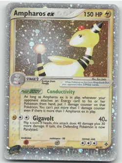 2003 EX Dragon Ampharos ex Holo Rare #89/97 - Image 1