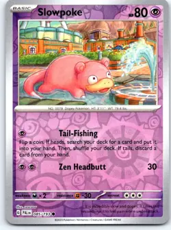 Slowpoke 085/193 Common Paldea Evolved Pokemon Reverse Holo NM - Image 1