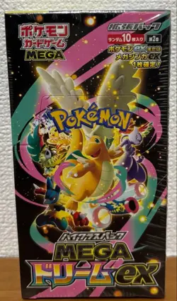 [Sealed] Mega Dream ex M2a Booster Box High Class Japanese-W/Shrink Pokemon C 90 - Image 1