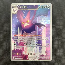 Pokemon Chaos Rising Crobat 093/086 Illustration Rare - Image 2