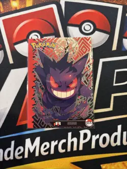 Rare Full Art Pokemon Team Rocket Gengar Silver Foil Low Pop GameFreak - Image 1
