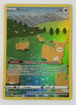 Pokemon TCG - Ditto GG22/GG70 Crown Zenith: Galarian Gallery NM - Image 1