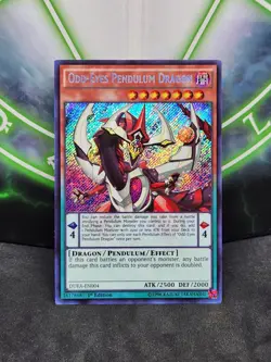 Yugioh Odd-Eyes Pendulum Dragon DUEA-EN004 Secret Rare 1st Edition NM - Image 1