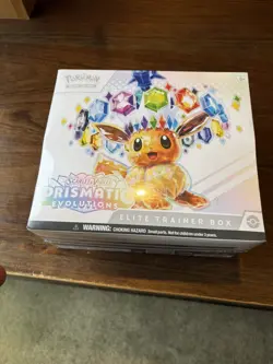 Pokemon TCG Prismatic Evolutions Elite Trainer Box (ETB) FREE SHIP ✅ *SMALL TEAR - Image 4