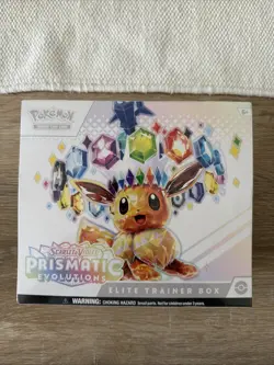 Pokemon TCG Prismatic Evolutions Elite Trainer Box ETB small rip - Image 1