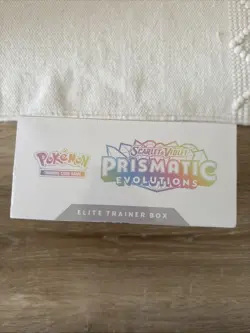 Pokemon TCG Prismatic Evolutions Elite Trainer Box ETB small rip - Image 2