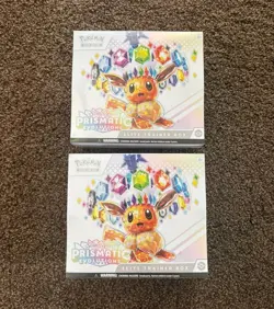 Pokemon TCG Prismatic Evolutions Elite Trainer Box x2 - Image 1