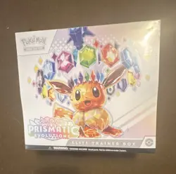 Pokemon TCG Scarlet & Violet Prismatic Evolutions Elite Trainer Box Eevee 2025 - Image 1