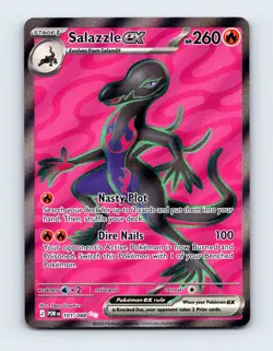 NM Salazzle ex 101/088 ME03: Perfect Order Ultra Rare Pokemon Card - Image 1