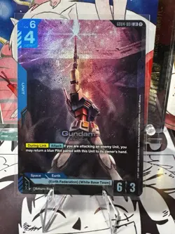 Gundam RX-78-2 (GD04-001) [LR Foil] - Gundam Card Game - Phantom Aria (ENG) - Image 1