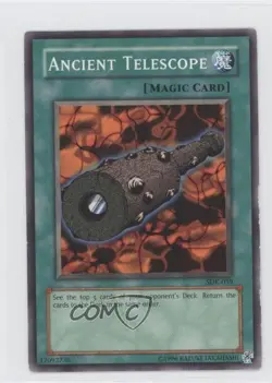 Ancient Telescope Unlimited YuGiOh Starter Deck Kaiba #SDK-039 2002 READ - Image 1