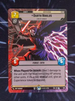 Star Wars Unlimited: Darth Nihilus - Lord of Hunger Hyperspace SEC 508 - Image 1