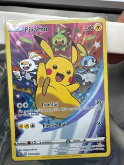 Pikachu SWSH020 SWSH: Sword & Shield Promo Cards Holo - Image 1