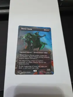 MTG Marvel Super Heroes Doctor Doom Borderless 0336 Non-Foil - Image 2