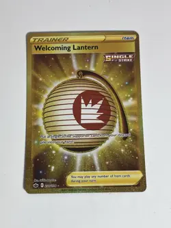 Pokemon Chilling Reign Welcoming Lantern Card 230/198 Secret Rare NM Condition - Image 2