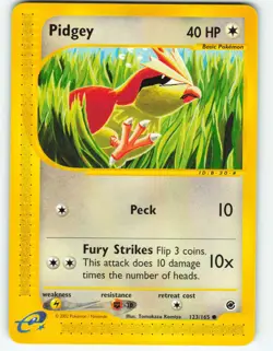 Pidgey - 123/165 Expedition Base Set - Pokemon TCG - 2002 - Image 1