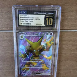 The Pokemon Company Alakazam ex 190/165 Card 151 Holo JP 2023 CGC Pristine 10 - Image 3