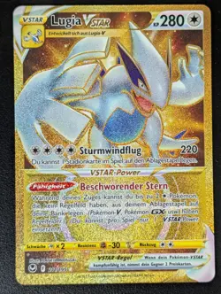 Lugia-VSTAR 211/195 Silberne Sturmwinde Pokemon Karte Deutsch NM - Image 1