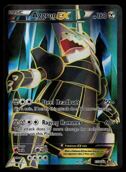 Pokemon Card - Aggron EX Primal Clash 153/160 Rare Ultra 2015 - Image 1