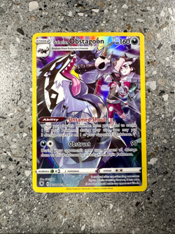 Pokemon Galarian Obstagoon TG10/TG30 Astral Radiance Trainer Gallery Art Rare NM - Image 1