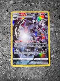 Pokemon Galarian Obstagoon TG10/TG30 Astral Radiance Trainer Gallery Art Rare NM - Image 3