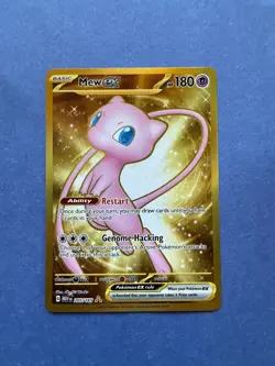 Pokemon Mew ex 205/165 Hyper Rare 151 Pokemon Holo Near MintPokemon - Image 3