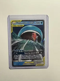Pokemon TCG Magikarp Wailord Tag Team GX Full Art Holo Promo Card SM166 #SM166 - Image 1