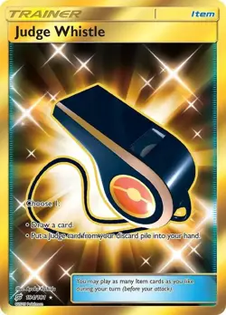 Judge Whistle 194/181 Secret Rare Team Up Pokemon Near Mint - Image 1