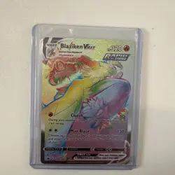 Pokemon TCG Blaziken VMAX 200/198 – Chilling Reign – Secret Rainbow Rare – NM - Image 1