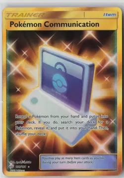Pokemon Communication (Secret) Secret Rare SM - Team Up 196/181 NM - Image 1