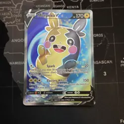 Pokemon TCG Morpeko V Full Art Holo Ultra Rare 190/202 SWSH01 English 170 - Image 2