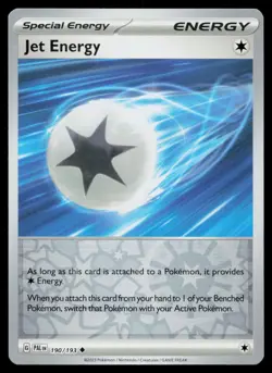 Jet Energy Reverse Paldea Evolved PAL 190/193 Pokemon NM 2023 - Image 1