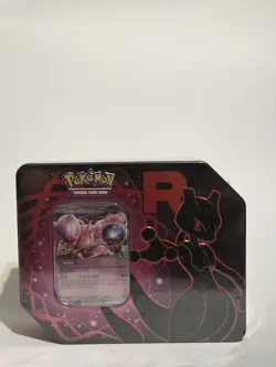 Pokemon TCG Team Rocket Tin Mewtwo (Sealed) - Image 1