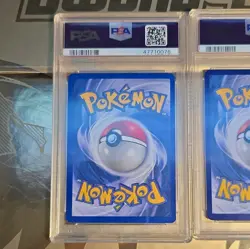 Pokemon PSA Graded Holo Card Lot (2) Meowth #10 + Pikachu #35 English - Image 4