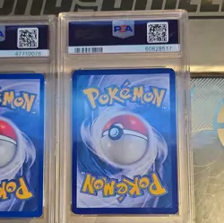 Pokemon PSA Graded Holo Card Lot (2) Meowth #10 + Pikachu #35 English - Image 5