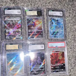 Pokemon Japanese CGC Graded Holo Card Lot 14 - Charizard Latios Articuno 2023 - Image 2