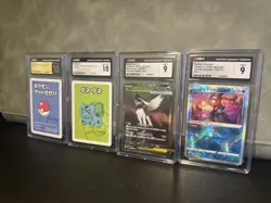 Pokemon Japanese CGC Graded Card Lot Bulbasaur Greninja Mega Absol Old Maid - Image 1